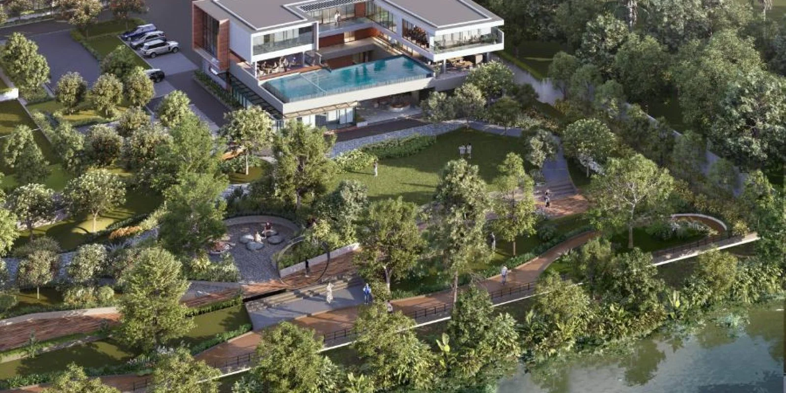 Midsummer Rain Villas club House 