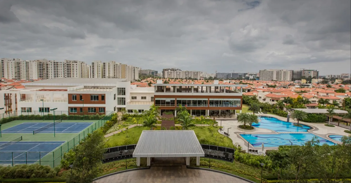 Adarsh Palm Retreat Villas club house 