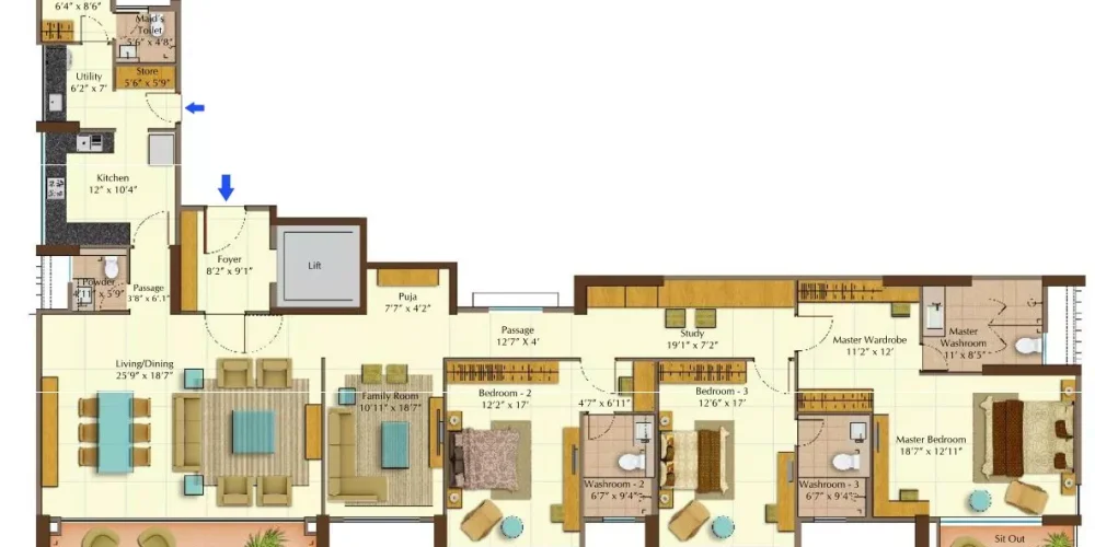 3-BHK-Type2-Peninsula-Heights