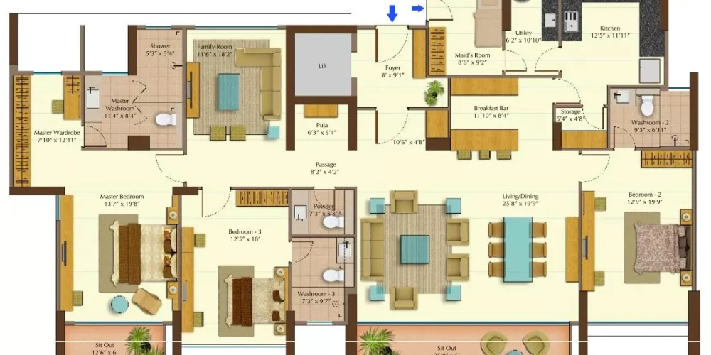 3-BHK-Type3-Peninsula-Heights