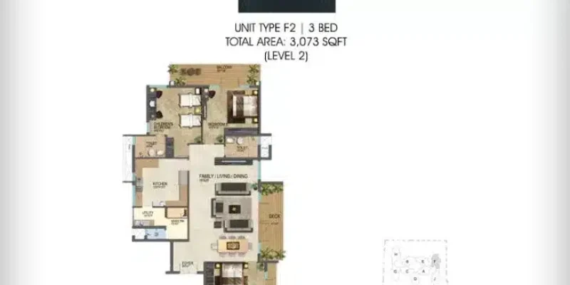3BHK-3073-Prestige-Leela-Residences
