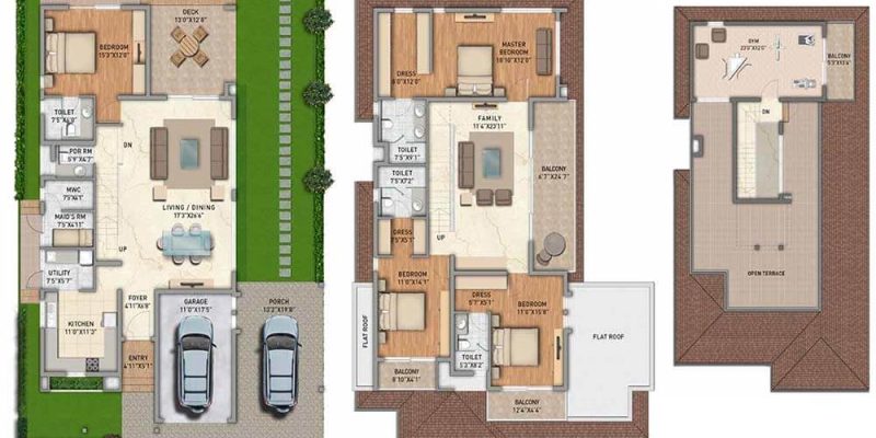 4-BHK-East-Basement-3445-Adarsh-Tranqville-Villas