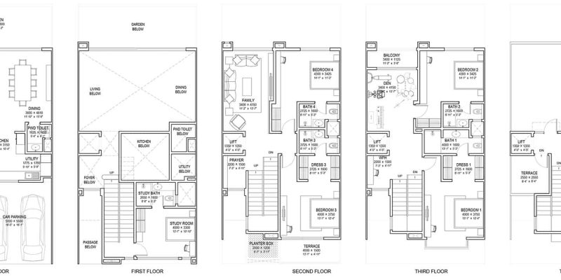 4.5BHK-Row-House-B5-Sobha-Crystal-Meadows-Row-House-Villa-Mullur