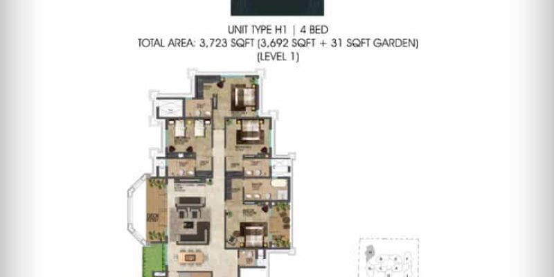 4BHK-3723-Prestige-Leela-Residences