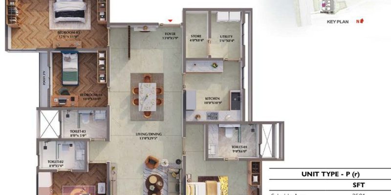 4BHK-Imperia-2501-Prestige-Raintree-Park