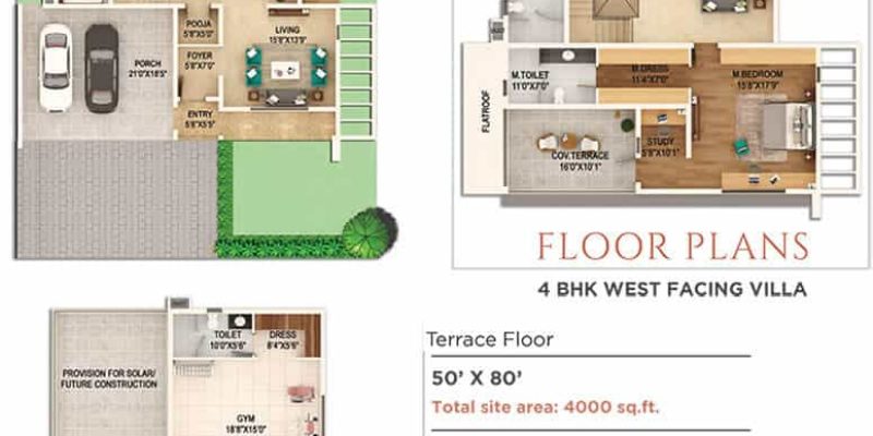 4BHK-West-4834-Adarsh-Welkin-Park-Villas
