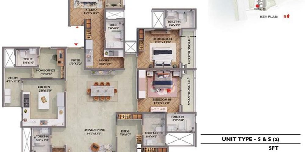 5BHK-Aurum-3503-Prestige-Raintree-Park
