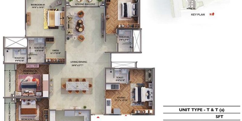 5BHK-Aurum-3544-Prestige-Raintree-Park