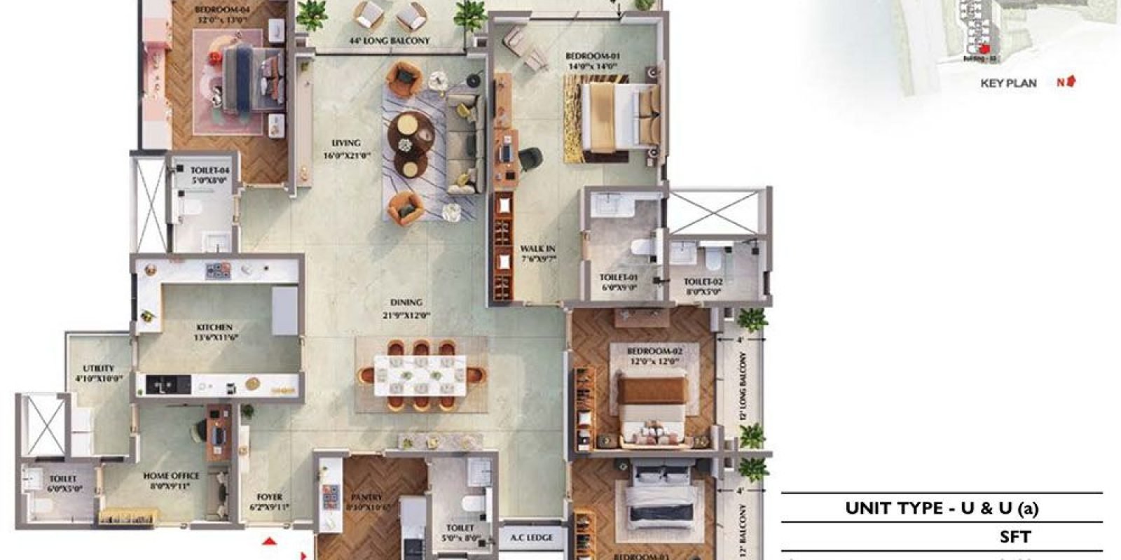 5BHK-Aurum-3692-Prestige-Raintree-Park