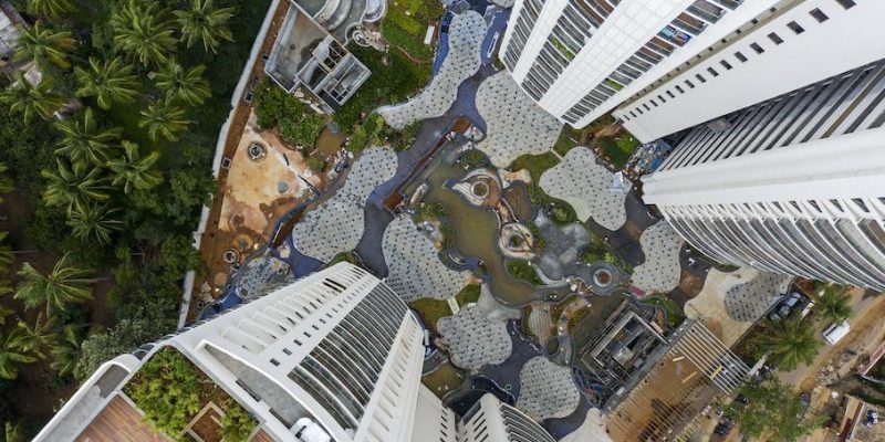 A-birds-eye-view-of-the-Svasa-Homes-courtyard-Tapovana-Svasa-Homes