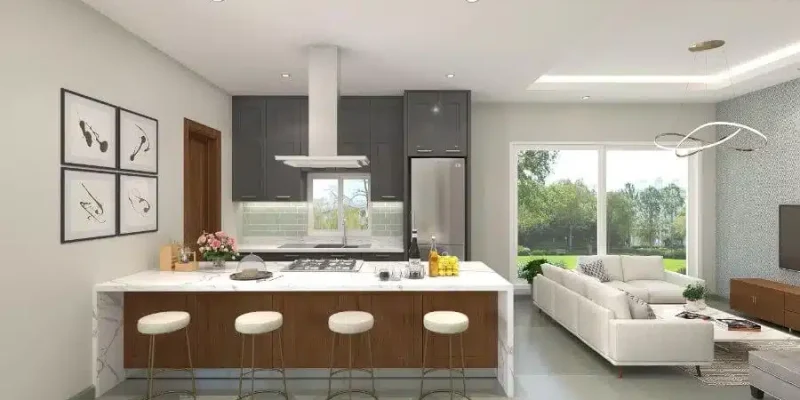 Kitchen-Family-Room-Prime-Beverly-Woods-Sarjapur