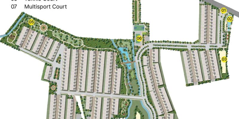 Master-Plan-Sobha-Crystal-Meadows-Row-House-Villa-Mullur