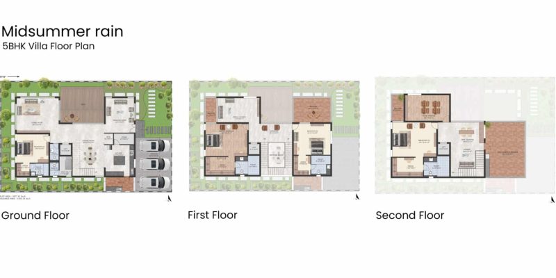 Mid Summer Rain floor plan 5BHK