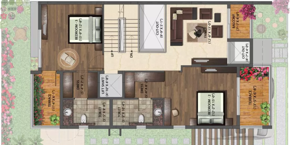 NVT Life Square First Floor plan