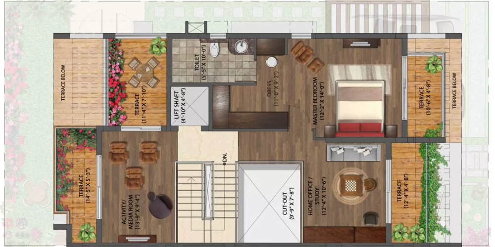 NVT Life Square Second Floor plan