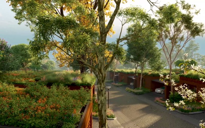 Over The Rainbow Villas by Total Environment Located near nandi hills actual image