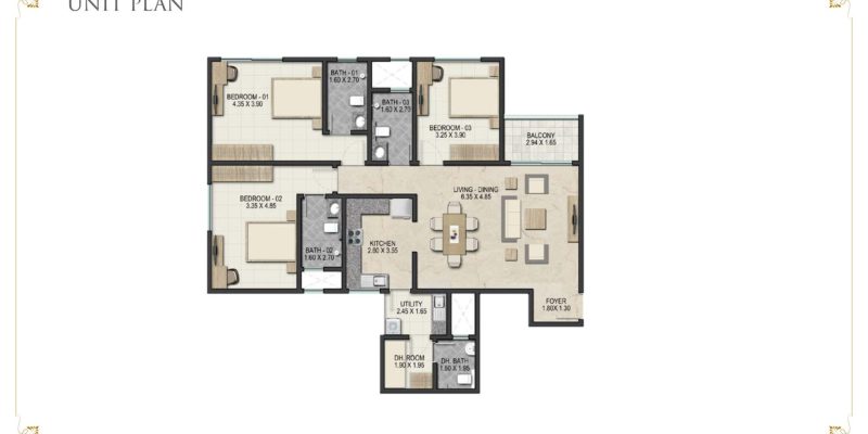 sobha-royal-pavilion-3-bhk-floorplan-1-scaled