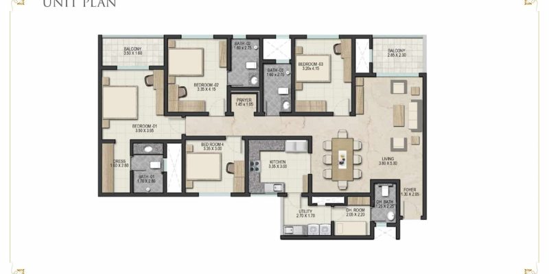 sobha-royal-pavilion-4-bhk-floorplan-scaled